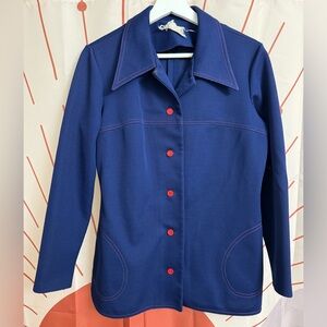 Vintage 1970’s Fabulous Blue blouse